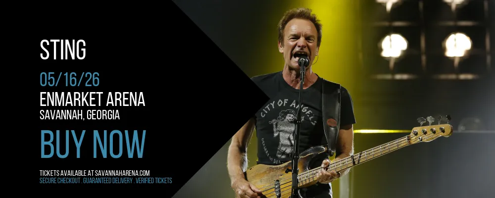 Sting at Enmarket Arena